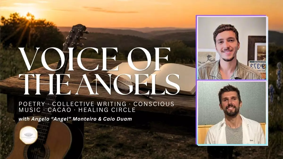 🇦🇺 VOICES OF THE ANGELS POETRY CIRCLE + SOUND BATH – WITH ANGELO MONTEIRO & CAIO DUAM
